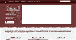 Desktop Screenshot of gilliamfuneralhome.com