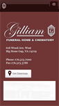 Mobile Screenshot of gilliamfuneralhome.com